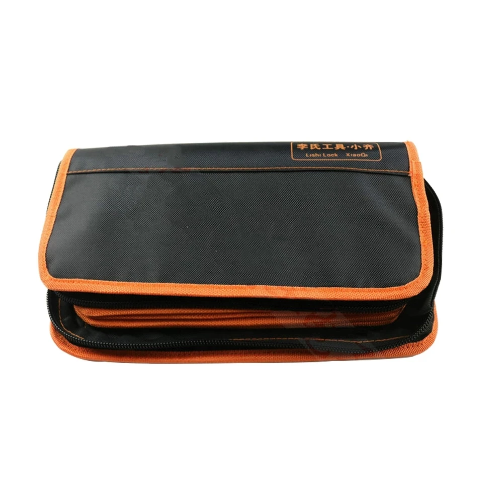 CHKJ 2 in 1 LiShi Tool Bag For Lishi Tool Set 50pcs Locksmith Tools Storage Bag Durable For Lishi Tool Set Special Carry Bag