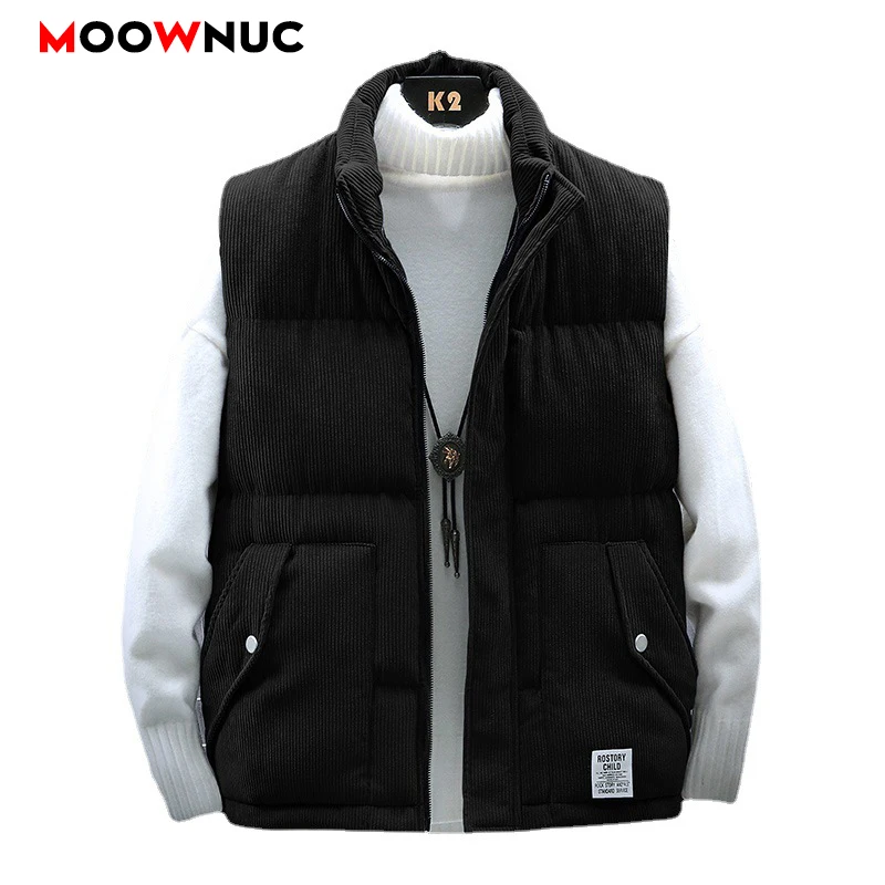 2021 Korean Winter Vest coat  domestic trend  waistcoat men\'s wear Thick Classic Windproof Sleeveless New Business Hombre