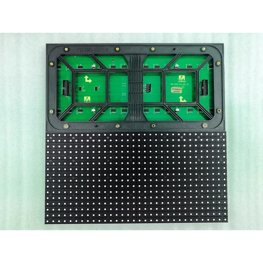 LED Running Line Outdooe P10 Full Color SMD3535 RGB SMD HUB75 320*160mm LED Panel Module Display