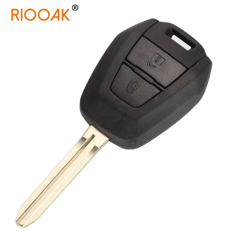 

Ignition Remote Car Key Shell Case Fit For ISUZU D-Max TOY43 Blade Key Fob Cover Replacement 2 Buttons