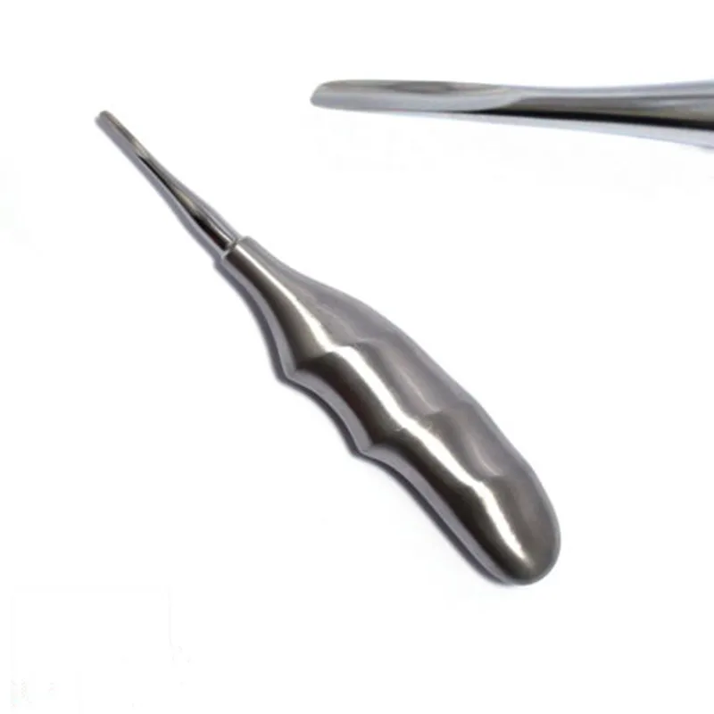 1PCS Dental Coupland Root Elevator Tooth Extracting Luxation Oral Surgery Tools--Silver