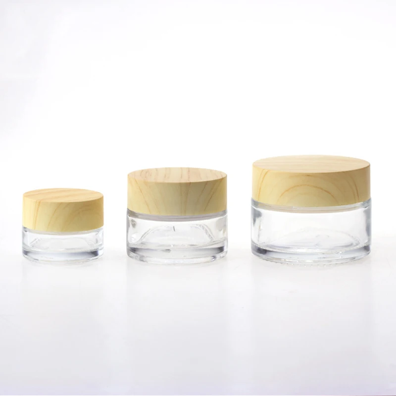 5g 10g 15g 30g 50g 100g Cosmetic Empty Jar Pot Eyeshadow Makeup Face Cream Container Bottle With Plastic Cap and Inner Pad