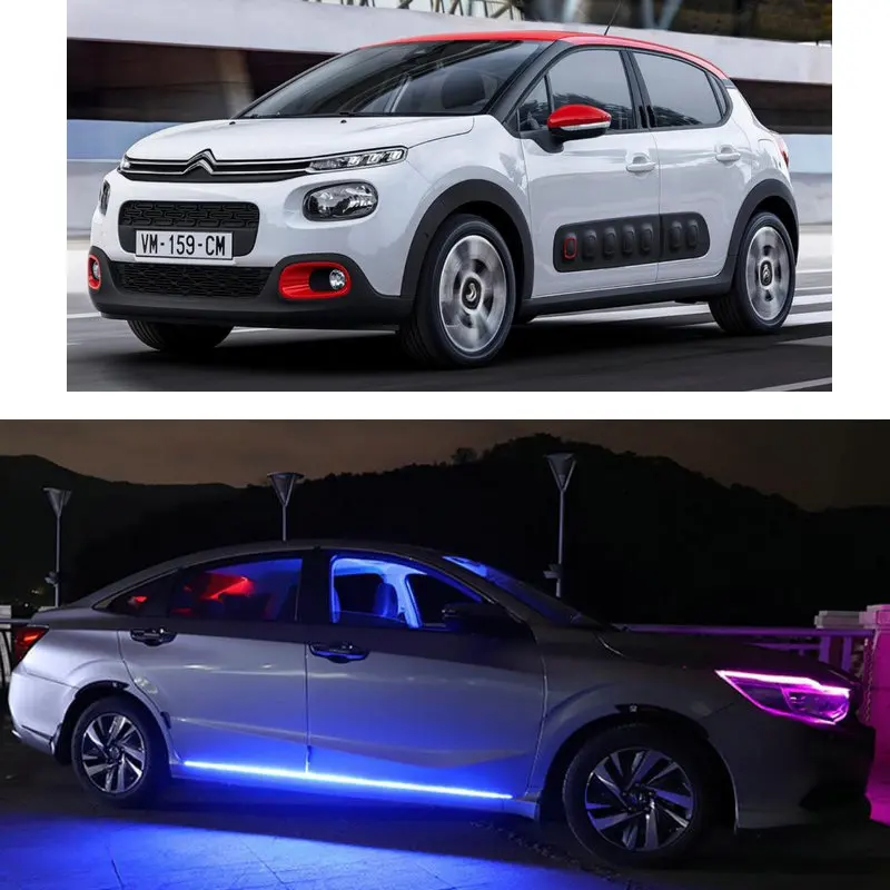 

Remote Car Door Decorative Mood Lighting For citroen c4 c5 c3 C1 C2 C6 C8 BERLINGO C-CROSSER C-ELYSEE SAXO SYNERGIE XANTIA