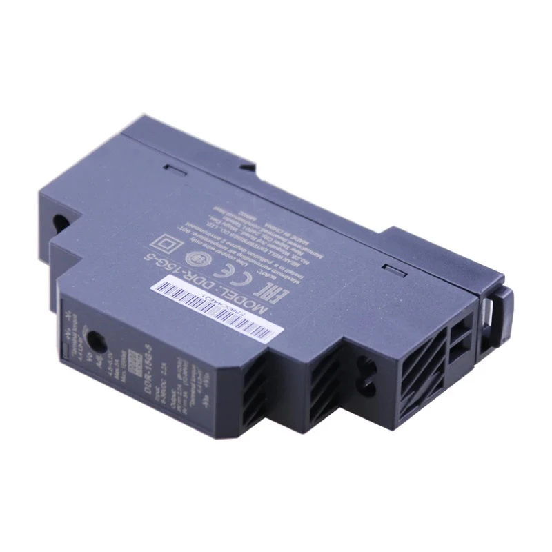 Original Mean Well DDR-15G-5 Din Rail Type DC-DC Converter meanwell 5V/3A/15W DC to DC Power Supply 9-36Vdc input