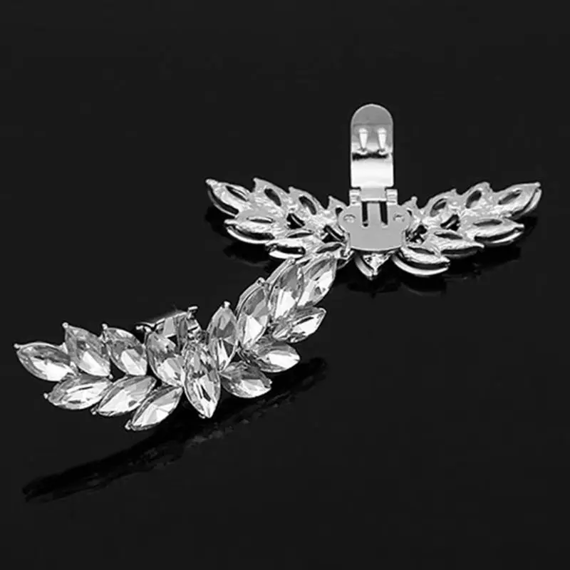 Зажим Стразы для обуви, подвески «сделай сам» в виде крыльев, женская свадебная мода, украшение на каблуках аксессуары для пряжки для обуви, оптовая продажа и Прямая поставка