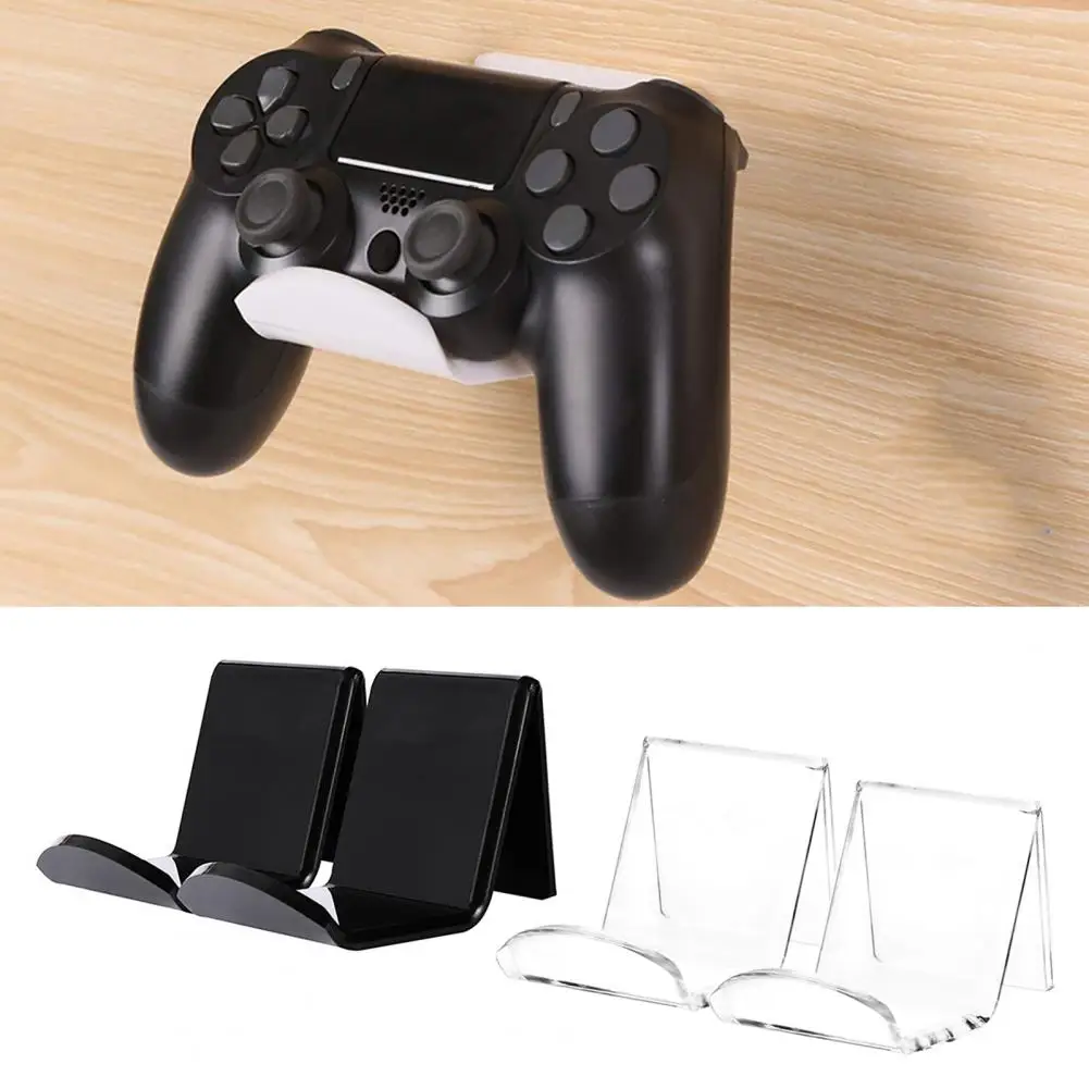 2 Buah Headset Pengendali Video Game Rak Display Mount Dinding Tempat Gantung