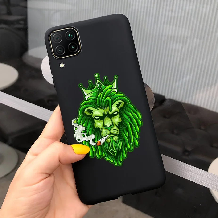 For Huawei P40 Lite Case Nova 7i Cool Dragon Lion Patterned Back Cover For Huawei Nova 7i Phone Cases P40Lite Nova7i Full Bumper