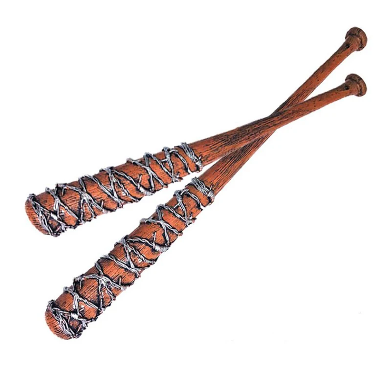 Bate de béisbol de madera The Walking Dead, Negan \'Lucille, alambre de púas, 1: 1