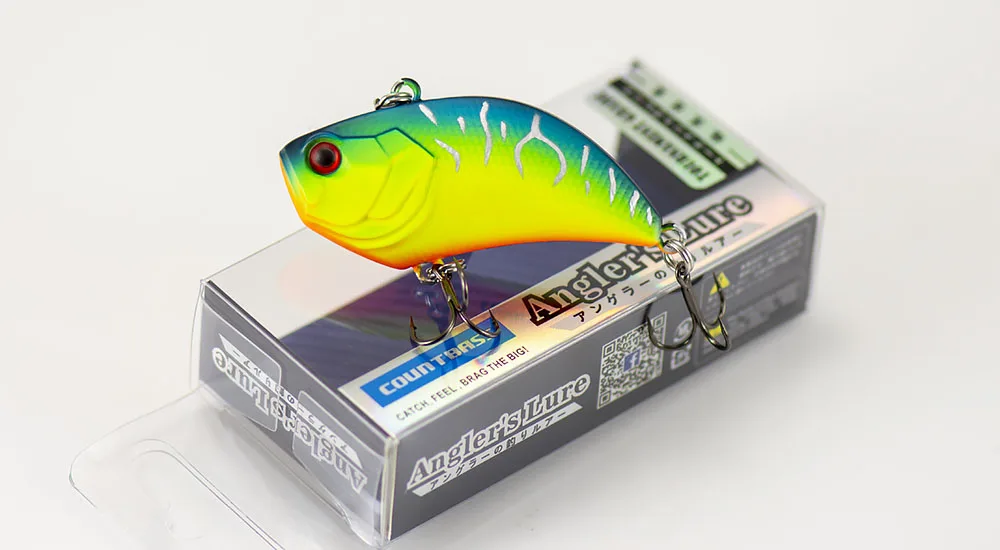 COUNTBASS Lipless Kurbelköder 55 mm 2-3/16 Zoll 13,5 g 1/2 oz. Köder Rasseln Hartkörper Angelköder Vibrationsköder Angelköder Stecker – Detail 23