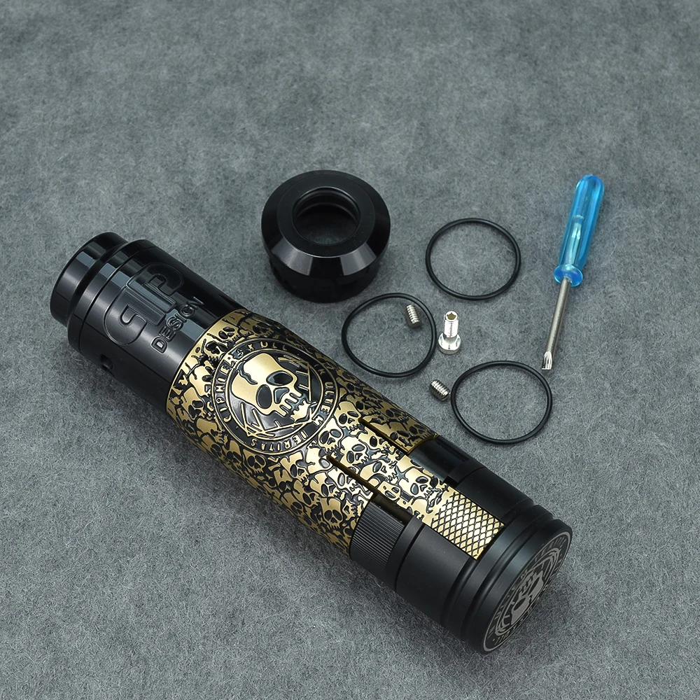 MK2 Mod Đồng 1:1 MK2 Đổi Với QP KALI V2 RDA Đặc Biệt MK2 Albert Mật Mã CipherSkull Bản Mod 18650 Pin Mod bộ