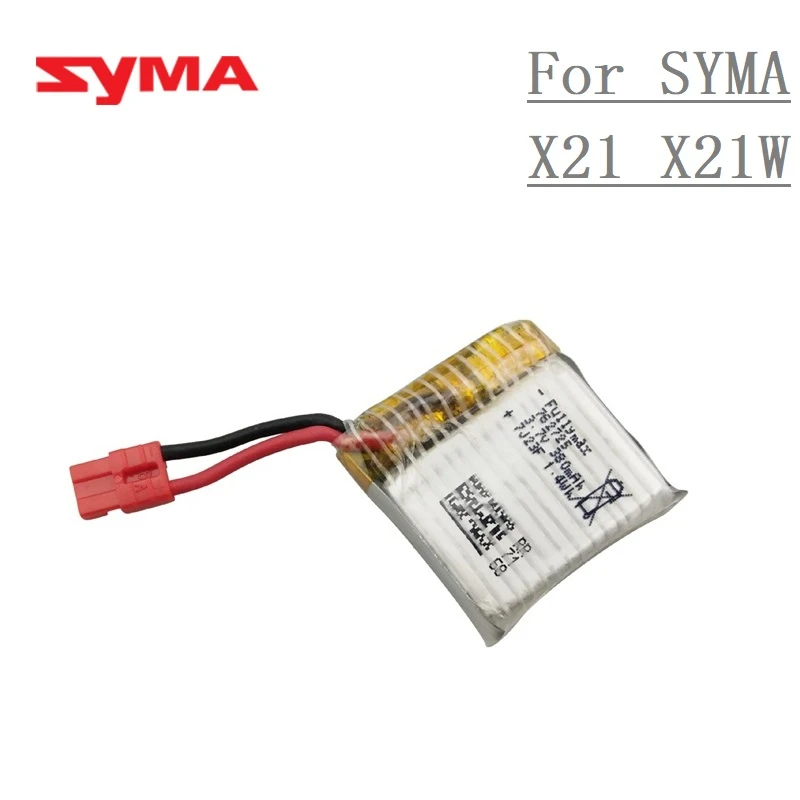 3.7 V 380mAh battery for SYMA X21 X21W x26 X26A Battery remote Control drone parts with X21 X21W charger Sets