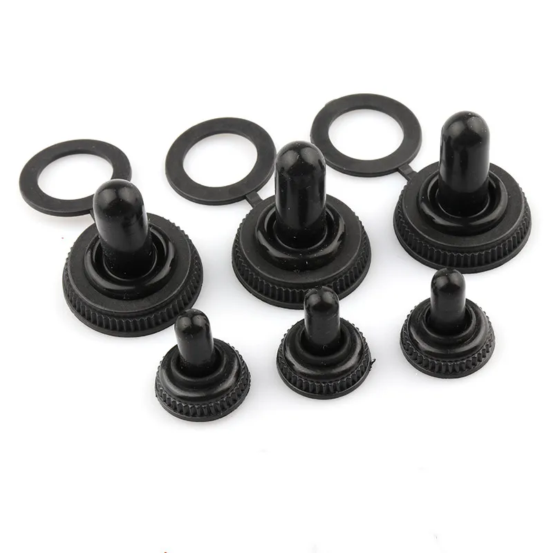 

5pcs 6mm/12mm Toggle Rocker Switch Waterproof Cap Dust Cap Used for 1321/1021/KN3 E-TEN Series Switch