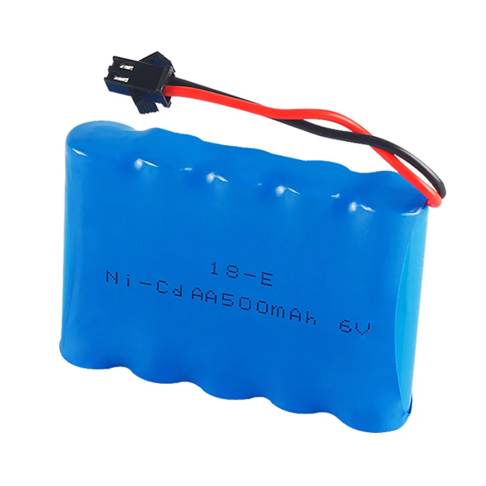 Batteria 6V batteria ricaricabile NICD 500mah 700mAh 1400mAh 1800mAh per giocattoli RC auto camion pistole serbatoio giocattoli RC batteria AA 6V