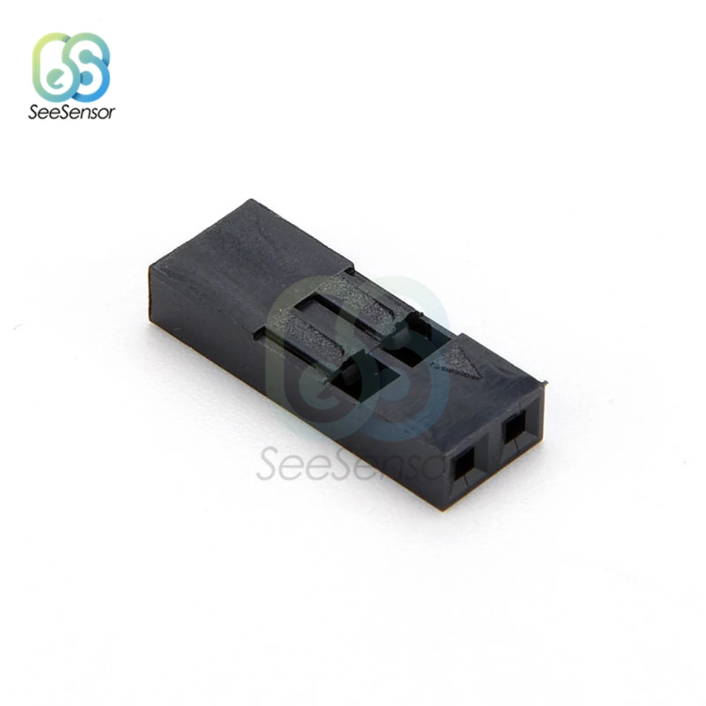 100 Chiếc 1P 2P Nhựa Dupont Dây Nhảy Dây Cáp Nhà Ở Nữ Pin Kết Nối 2.54Mm