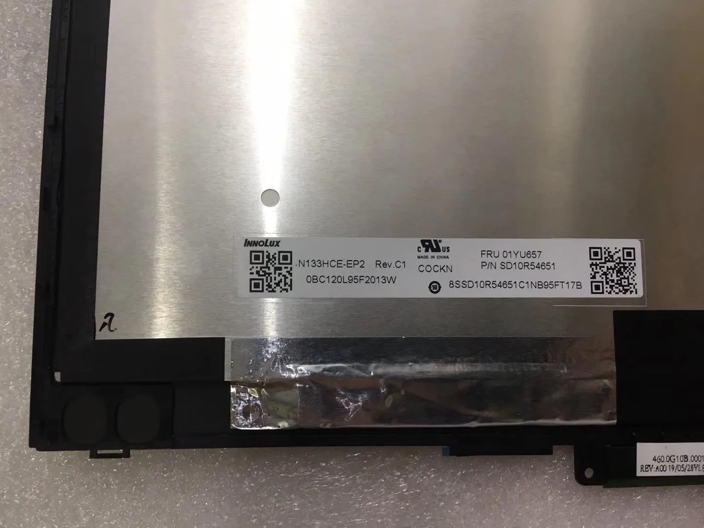 Imagem -05 - Lcd Touch Screen Digitizer Assembly para Lenovo Thinkpad X390 Yoga 20nn 20nq Substituição do Display Led Fhd 13.3 1920x1080