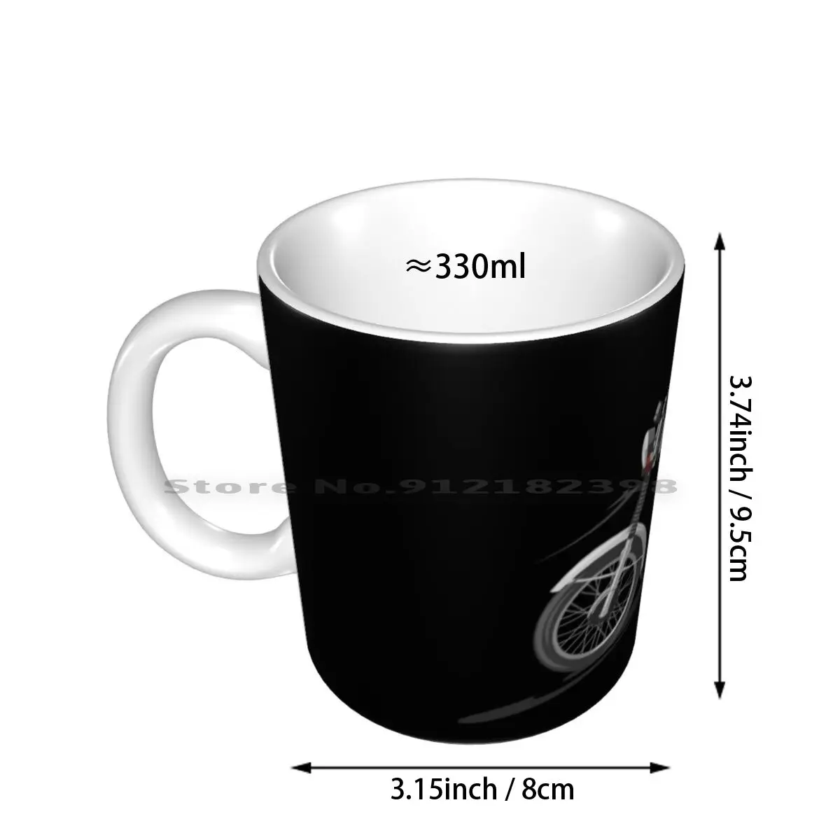 Simson S51 & Quot ; Low Style & Quot ; Ceramic Mugs Coffee Cups Milk Tea Mug Swallow Swallow Swallow Enthusiast Swallow Tuning