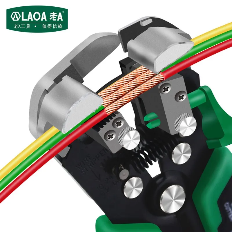 LAOA Electronic Electrician Multifunctional Automatic Wire Stripping Pliers, Net Wire Pliers And Wire Puller Made In Taiwan