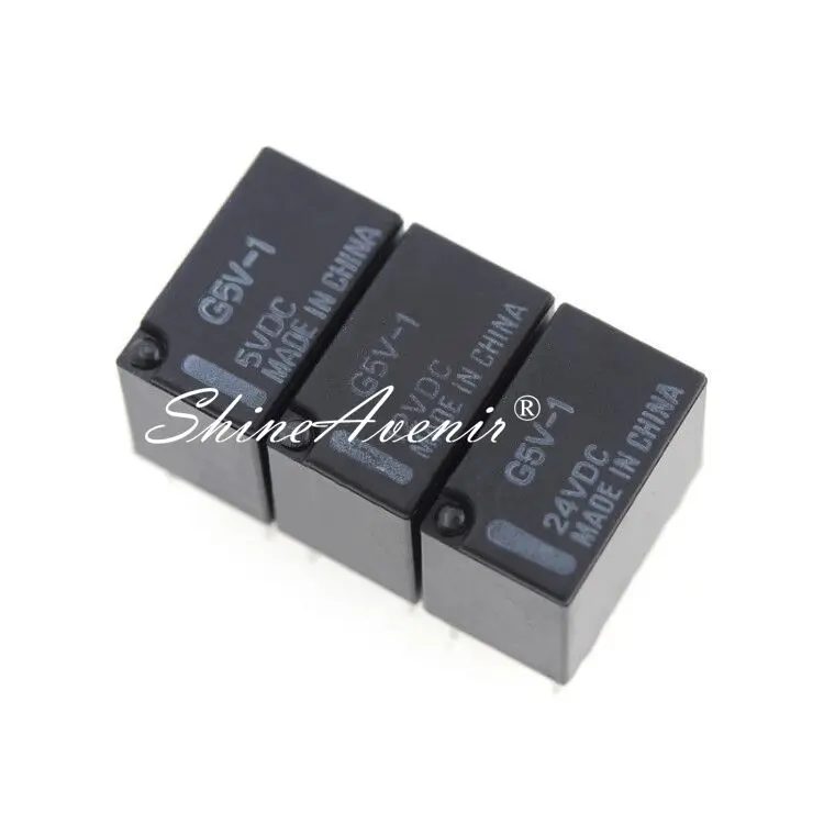 

5pcs/lot Relay G5V-1-5VDC 12VDC 24VDC 6PIN G5V-2-5VDC 12VDC 24VDC G5V-2-H1-12VDC G5V-2-H1-24VDC 5V 12V 24V 8PIN New Original