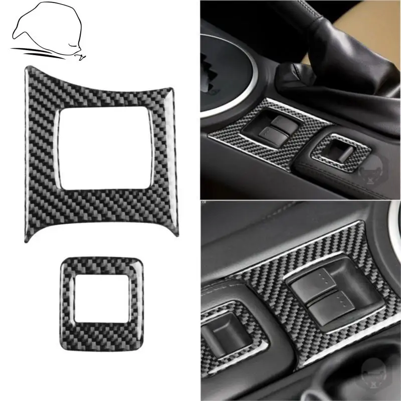 

Carbon Fiber Center Armrest Console Button Switch Frame Panel For Mazda MX-5 Miata 2009-2015 MX5 NC Roadster Car Accessories