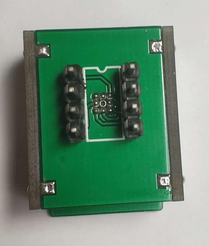 BGA24 Flip Burn-in Socket 8mm*6mm 5*5 Ball Array BGA24 to DIP8