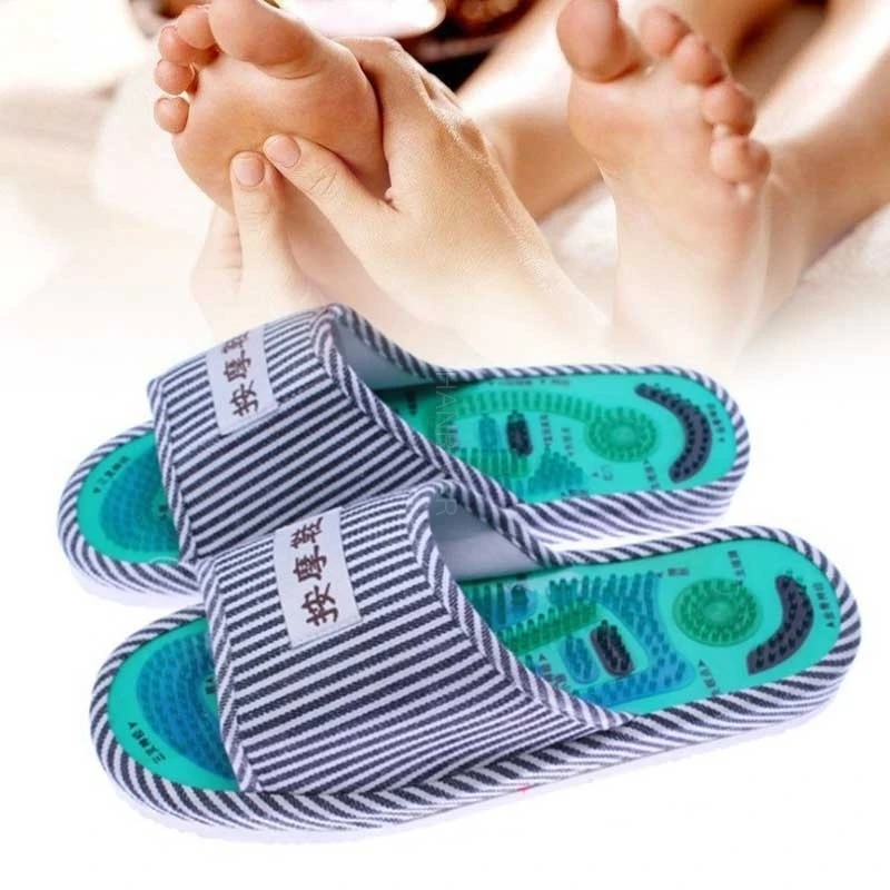 Health Care Acupuncture Shiatsu Magnet Foot Massage Slippers Health Shoe Reflexology Magnetic Sandals Feet Massager Shoes