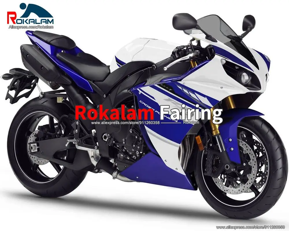 

Body Set For Yamaha YZF1000 R1 2012 2013 2014 White Blue Black Sport Motorcycle Aftermarket Fairings (Injection Molding)