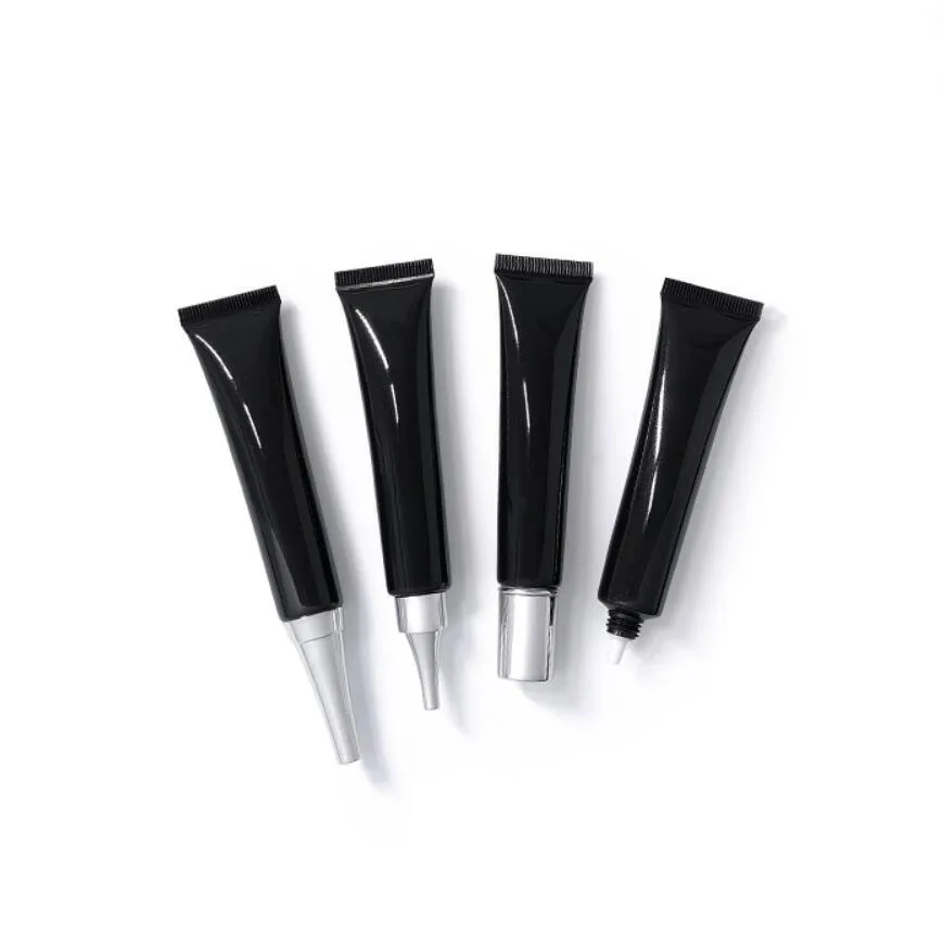 10 ml/15 ml/20 ml zwart mild wassen plastic zachte buis boter handcrème lotion emulsie oog essentie cosmetische slang huidverzorging verpakking