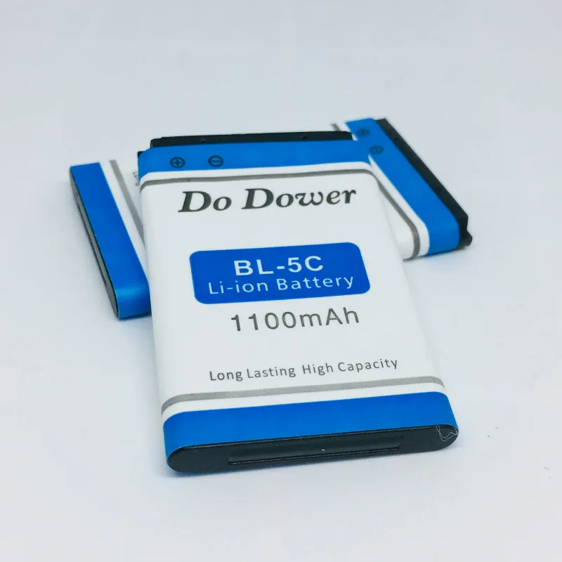 Original Do Dower BL-5C Battery for Nokia 1000 1010 1100 1108 1110 1111 1112 1116 BATTERY BL5C BL-5CA BL-5CB BL 5C