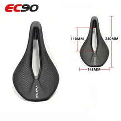 EC90 bicycle seat MTB Road Bike Saddles PU Ultralight Breathable Comfortable Seat Cushion Bike Racing Saddle Parts Components