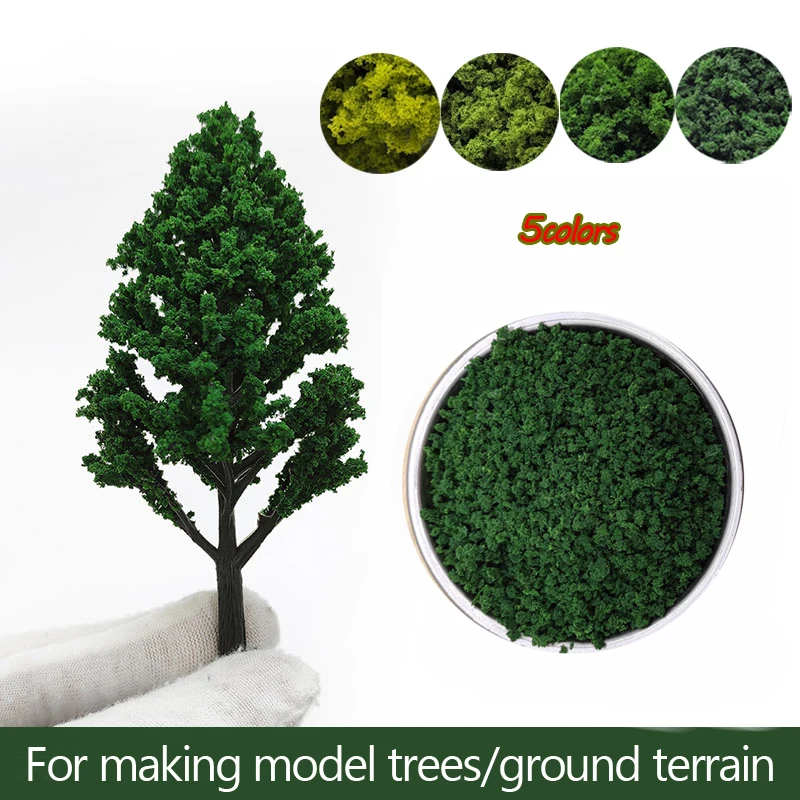 500g 3-5mm modello albero in polvere architettonico in miniatura Shurb per scala giardino che fa materiale fai da te spugna materiale Diorama