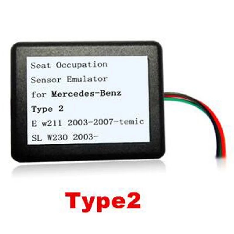 MB Type 1 Type 2 Type 3 Type 4 Type 6 Optional for W204 W211 W104 W230 X164 W171 Seat Occupancy Occupation Sensor SRS Emulator