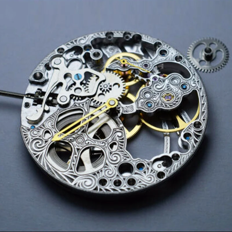 Genuine ST3620k TY3620-2B Movement Manual Skeleton Mechanical Hand Winding ST36 Movement Parts ETA 6498 Screw Part