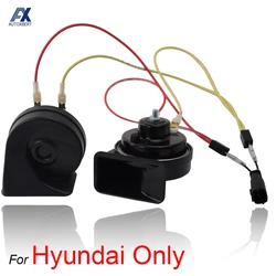 12V 125db Loud Snail Horn For Hyundai i10 i20 i30 Accent Getz Sonata Santa Fe Tucson 410/510Hz Twin Tones Waterproof Car Horn