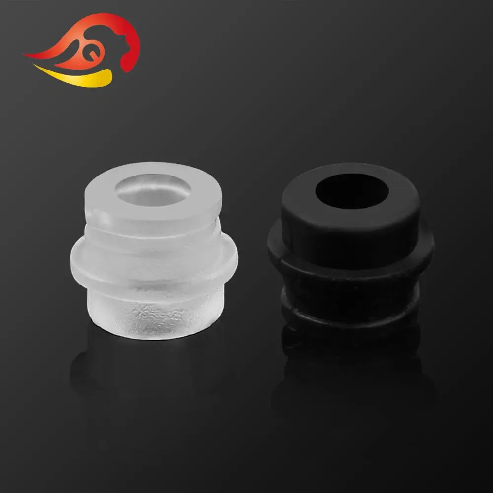 QYFANG 4mm Diameter Strong Plastic Hose Tail Pipe Soft Rubber Sleeve for Connector Audio Jack Metal Adapter Earphone MMCX Plug