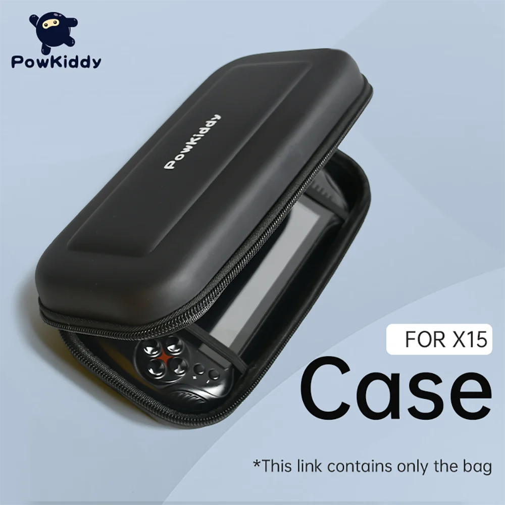Powkiddy saco para powkiddy x55 x28 jogadores de jogo portátil proteger saco caso x55 x28 console caso película protetora caso protetor