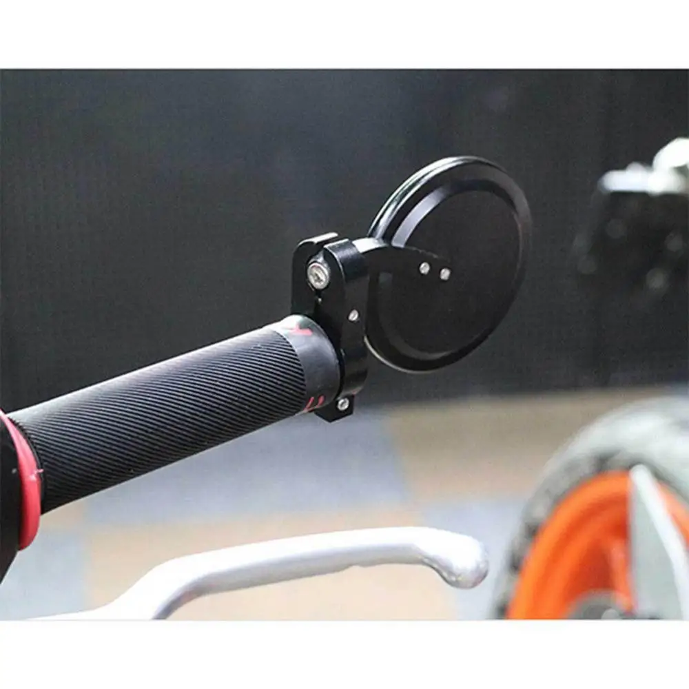 1 Pair 7/8inch Universal Round Handlebar End Motorcycle Rearview Side Mirror