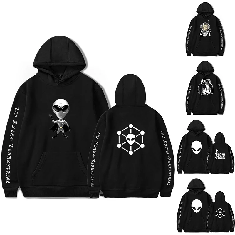 

ET Alien Funny Hoodies Sweatshirts Fashion Men Women Hooded Pullover Casual Hip Hop Long Sleeve Sport Homme Harajuku Hoodie Tops
