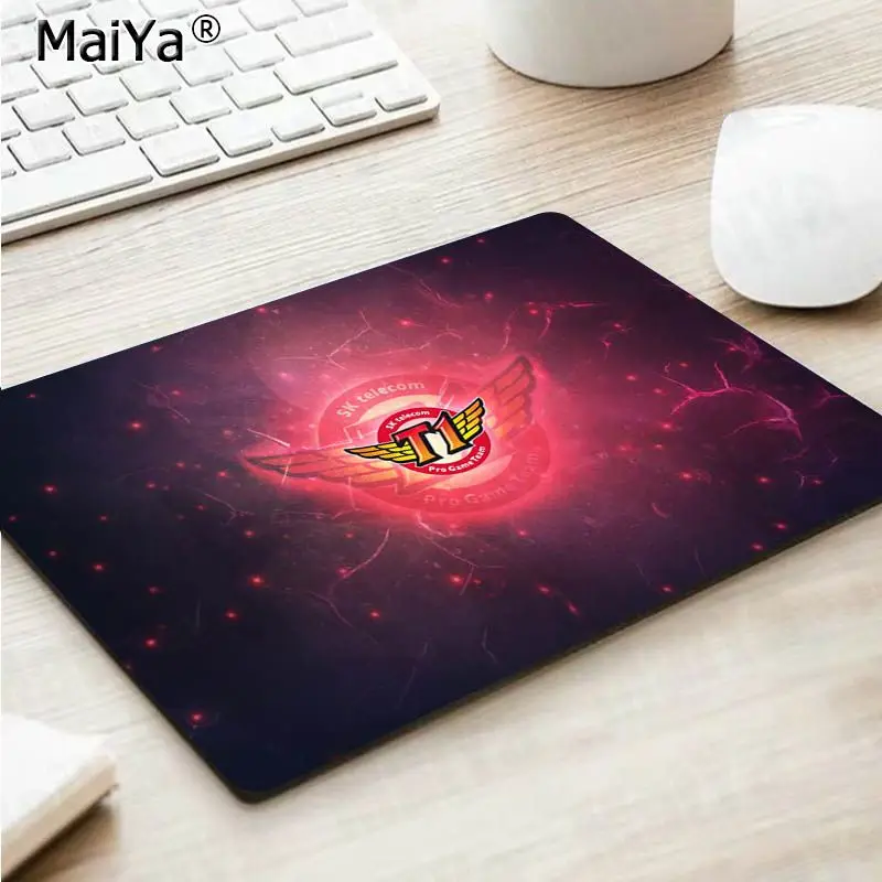 Maiya  skt t1  Natural Rubber Gaming mousepad Desk Mat Speed/Control Version Large Gaming Mouse Pad