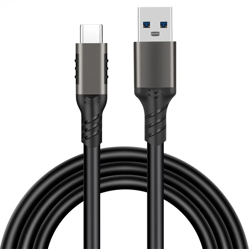 USB A to USB C 3.1/3.2 Gen 2 Cable 10Gbps Data Transfer, Short USB C SSD Cable with 60W QC 3.0 Fast Charging, Spare Cable