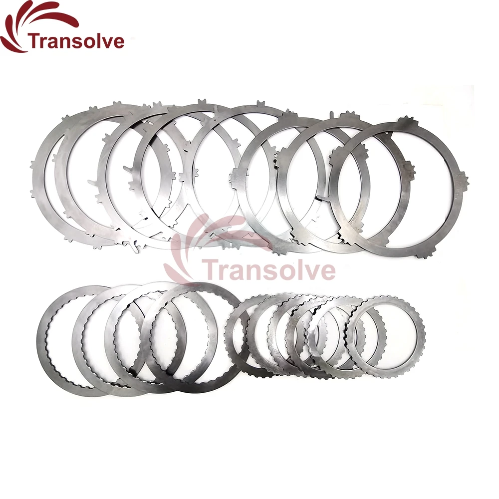 

Auto Transmission Clutch Plates 6T70E 6T75E 6F50 6F55 Steel Kit For FORD BUICK SATURN Car Accessories Transolve W196881A