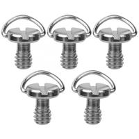 1/4 5Pcs Camera Screw for Quick Release Plate 1/4inch Folding C-ring Adapter Tripod Monopod Camera Plate Accessories
