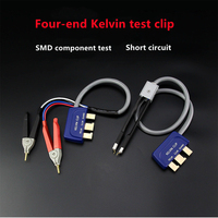 Kelvin Clip ET430 Test Line SMD Patch Component Test Pen Handheld LCR Test Clip Universal Digital Bridge Multimeter Accessories
