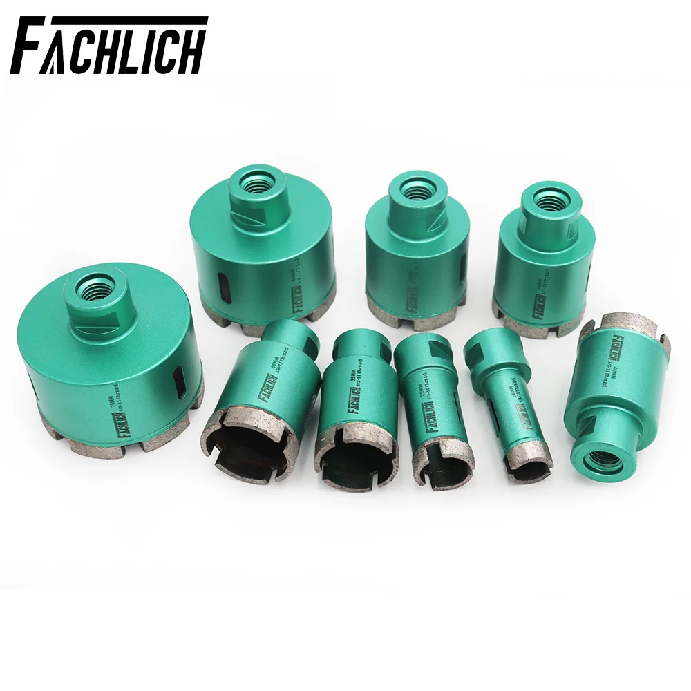 FACHLICH 1pc Dia20-72mm 5/8-11 Thread Welded Diamond Drilling Core Bits Wet Drill Crowns Hole Saw For Marble Granite Stone Tile