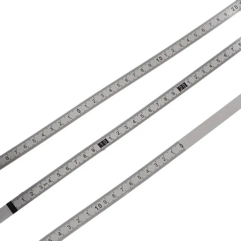 Stainless Steel Miter Track Tape Measure Self Adhesive Metric Scale Ruler 1M-3M For T-track Router Table Saw Woodworking Tool