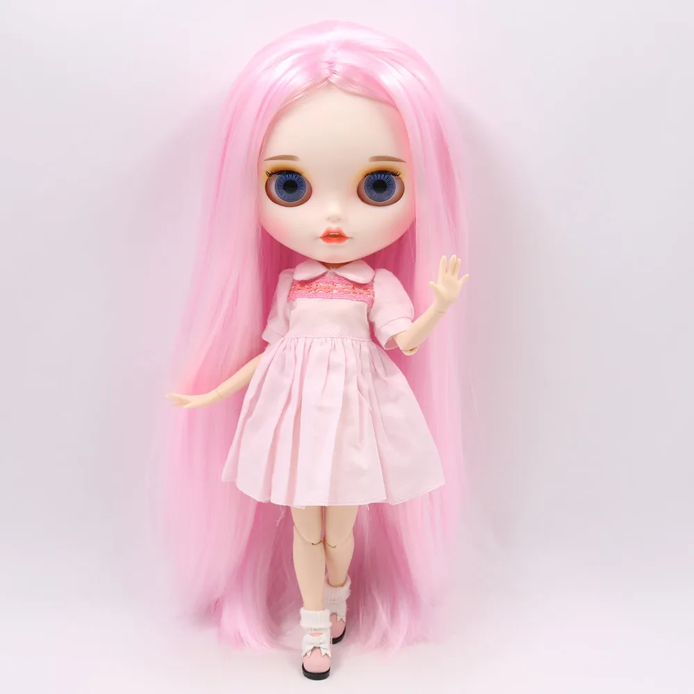 Poupée ICY DBS Blyth à peau blanche personnalisée pour fille, corps articulé avec bouche ouverte, jouet cadeau spécial, 1/6 bjd