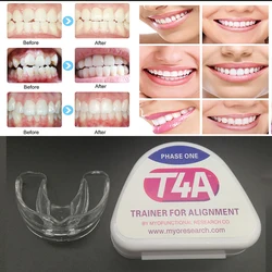 1 piezas dentales T4A dientes de ortodoncia aparatos entrenador para la alineación soportes dientes entrenador para adultos de blanqueamiento Dental dentista herramientas