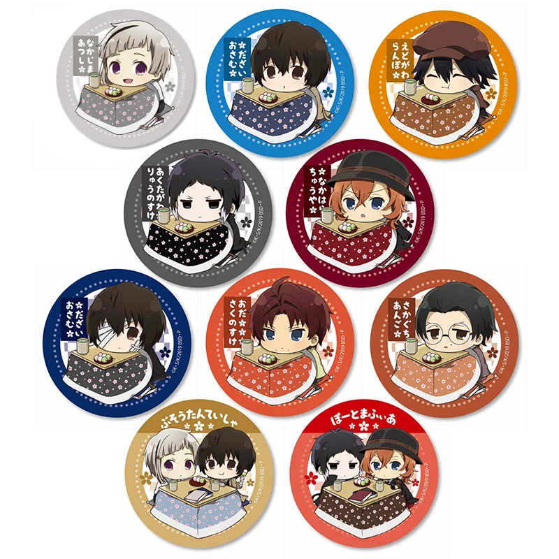 58mm pins Ryunosuke Akutagawa Osamu badges Brooch