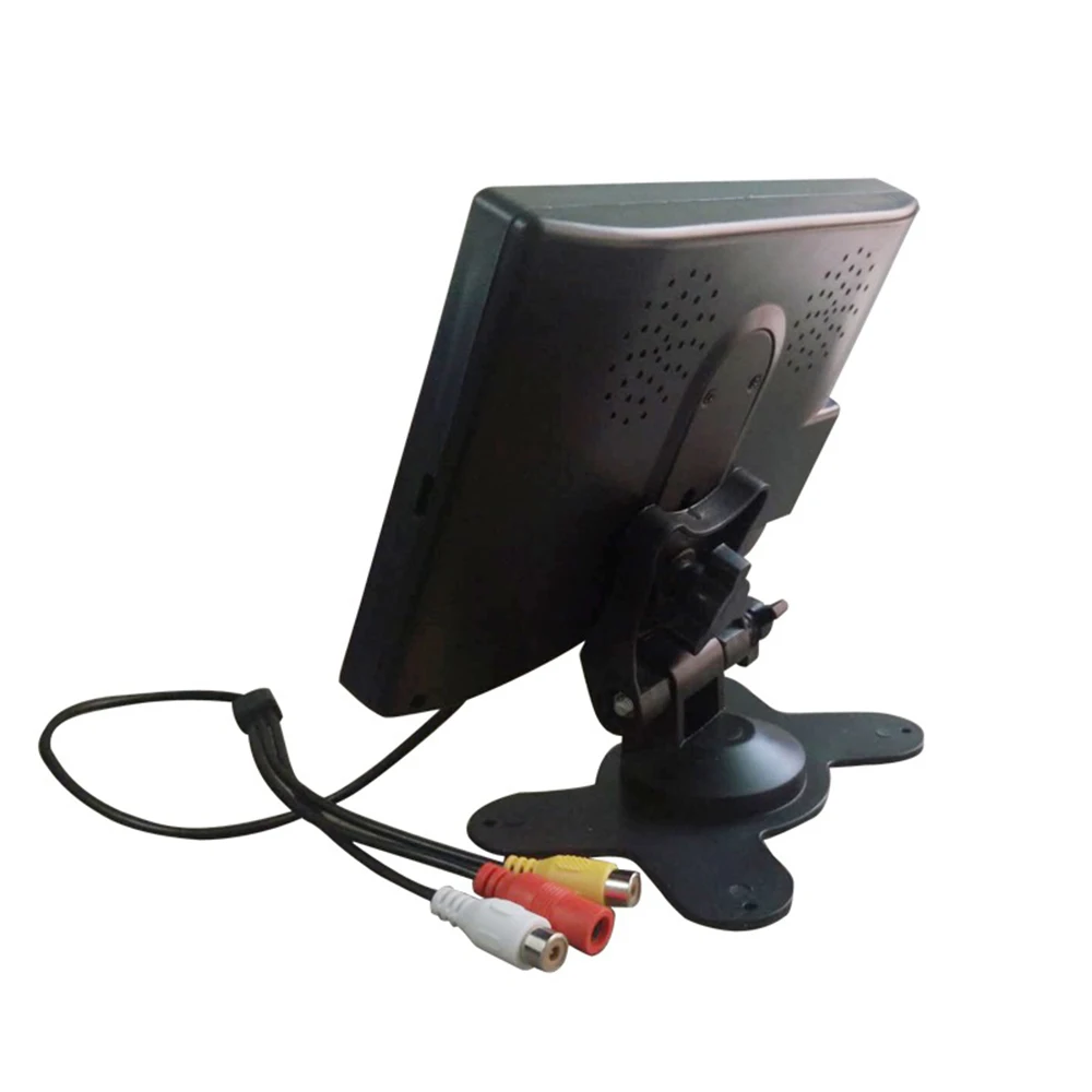 7 Inch Màn Hình Hiển Thị Trên Xe AV Xe Màn Hình Hỗ Trợ PAL / NTSC Đầu Vào Video 800X480 TV Ô Tô Di Động Màn Hình Hiển Thị