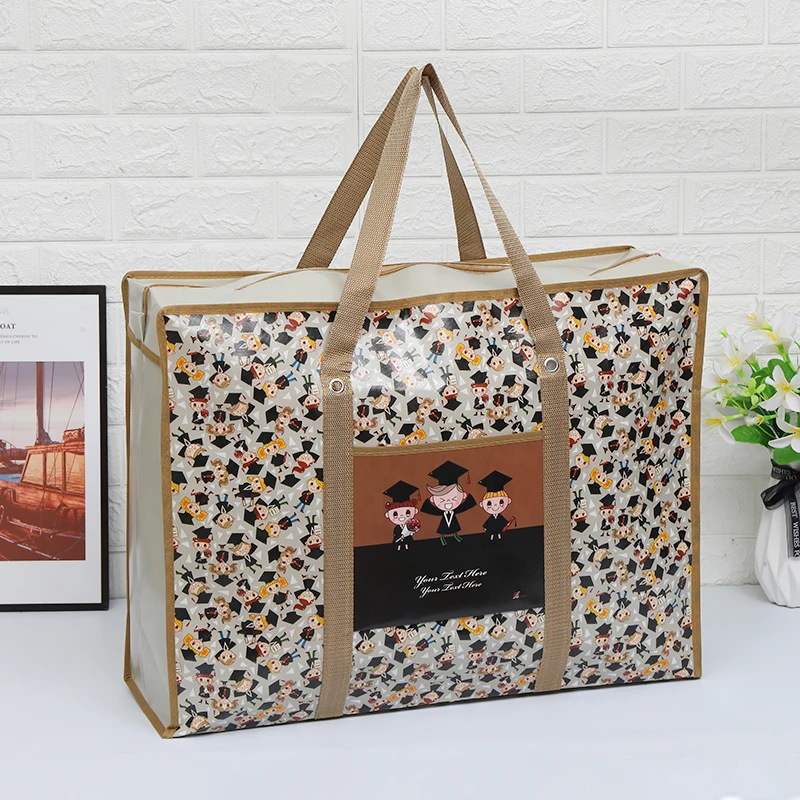 Verdicken Quilt Organizer Lagerung Tasche Gepäck Taschen Tragbare Einkaufen Reisen Feuchtigkeit Beweis Paket Kleidung Studenten – Detail 13