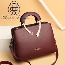 Brand Designer Handbags High Quality Soft PU Leather Crossbody Bags for Women 2024Luxury Female Shoulder Bag Elegant Trend Bag